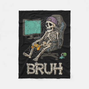 Cobertor De Velo Jogo Engraçado Skeleton Jovens Jovens Jovens Jogos