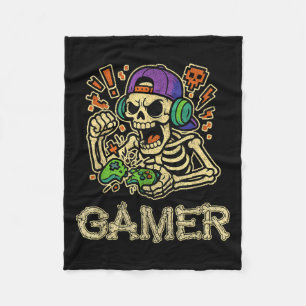 Cobertor De Velo Jogo Engraçado Skeleton Jovens Jovens Jovens Jogos