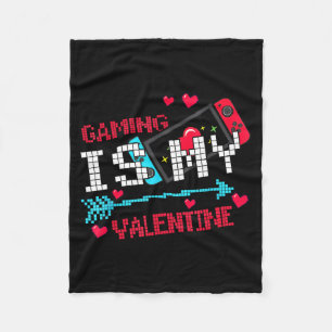 Cobertor De Velo Jogos é valentine engraçado amor gamer pixel retrô