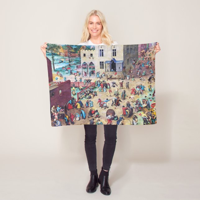 Cobertor De Velo Jogos Infantis, Pieter Bruegel (In Situ)