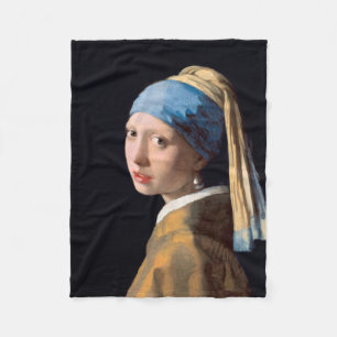 Cobertor De Velo JOHANNES VERMEER - Menina com um brinco 1665 da