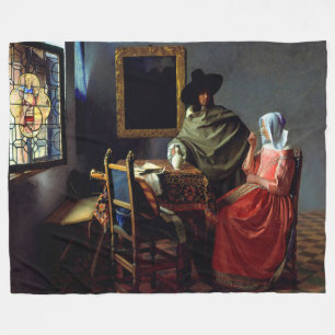 Cobertor De Velo Johannes Vermeer - O Vidro do Vinho