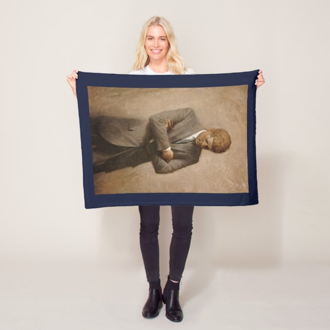 Cobertor De Velo John Kennedy Presidente da Casa Branca dos EUA (In Situ)