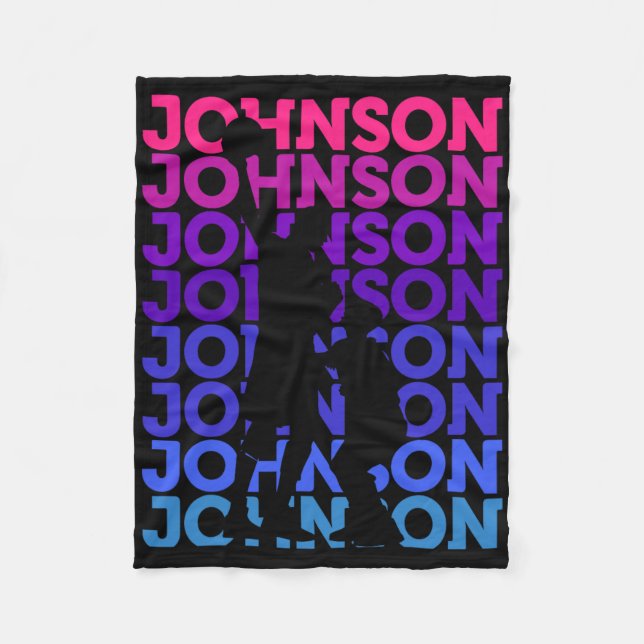 Cobertor De Velo Johnson Sketll inspira fã incrível 2  (Frente)