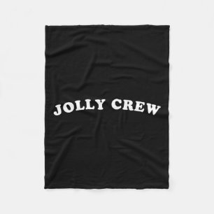 Cobertor De Velo Jolly Crew Engraçado Camisas de Natal Reinadores S