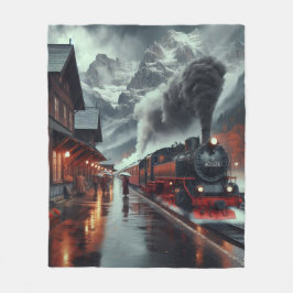 Cobertor De Velo Jornada de Comboios de Montanha do Outono