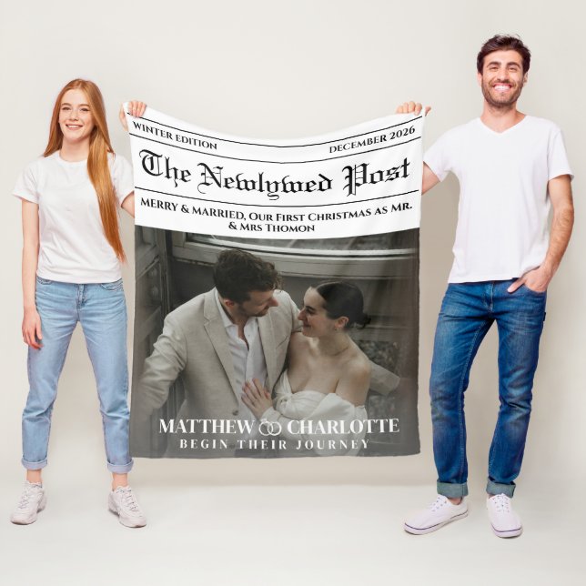 Cobertor De Velo Jornal Foto Alegre e Casada (In Situ)