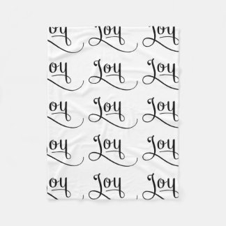 Cobertor De Velo Joy Script Black