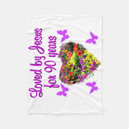 COBERTOR DE VELO JOYOUS 90 ANOS