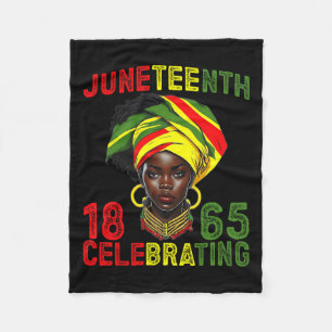 Cobertor De Velo Juneteenth EUA Afro-Americano Melanina Mês da Hist