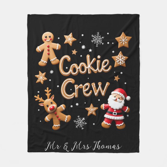 Cobertor De Velo Junte-se à Tripulação de Cookie no seu último Nata (Frente)