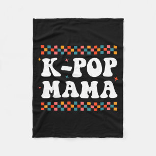 Cobertor De Velo K-p Mamãe Fofo Engraçado Drama Música K-p Coreana