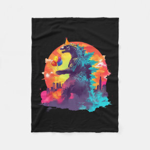 Cobertor De Velo Kaiju Birthday Engraçado Boys Birthday Monster