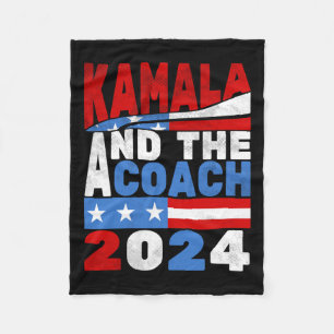 Cobertor De Velo Kamala E O Treinador Cat Lady Election 2024