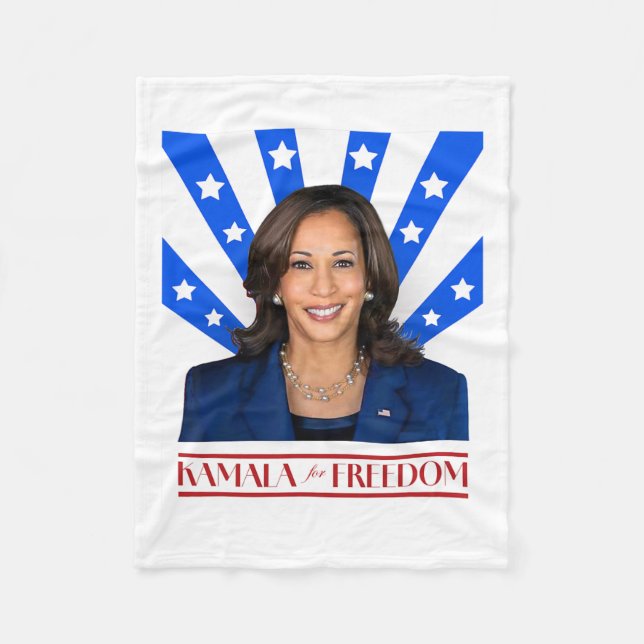 Cobertor De Velo Kamala For Freedom 2024 Senhora Vice-Presidente (Frente)