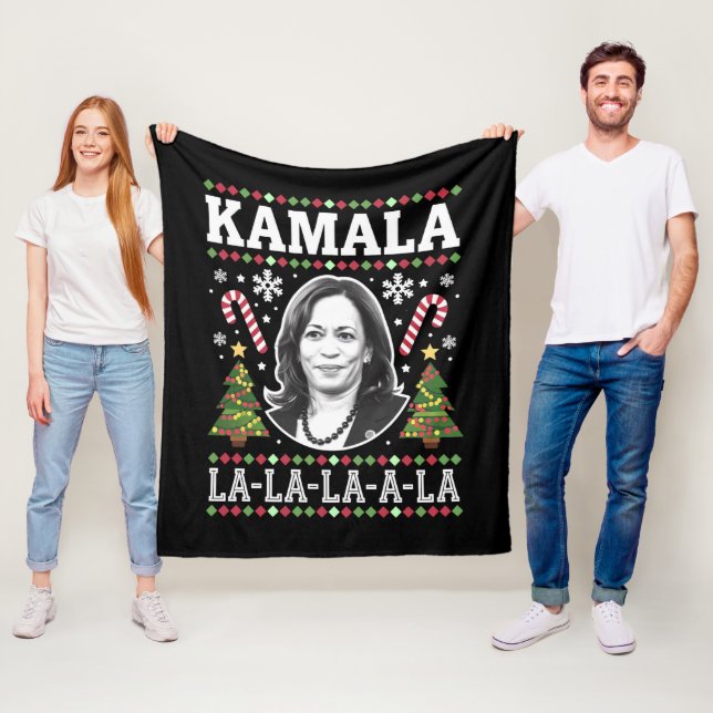Cobertor De Velo Kamala Harris 2024 Natal Vírgula La Xmas (In Situ)