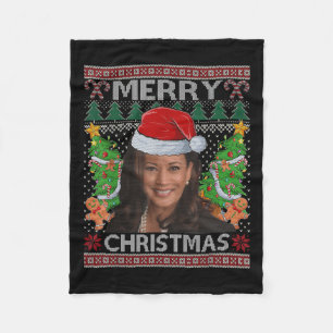 Cobertor De Velo Kamala Harris Feliz Natal das Mulheres