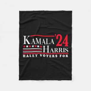 Cobertor De Velo Kamala Harris Haley Eleitores Para