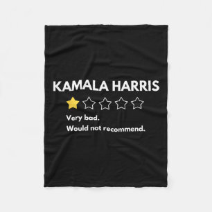 Cobertor De Velo Kamala Harris Uma 1 Classificação de Estrela Muito