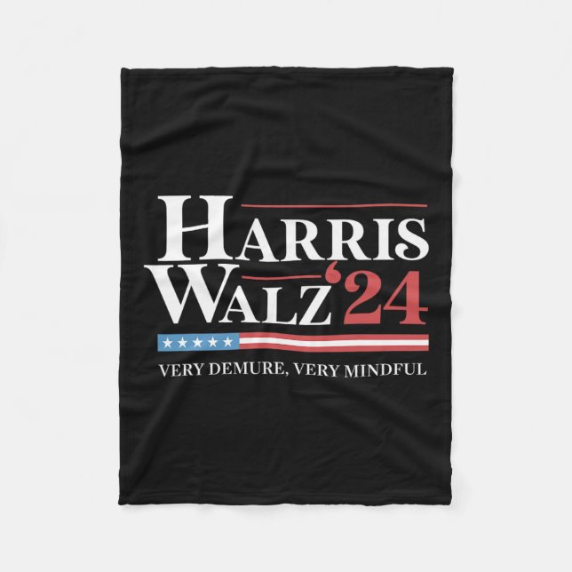 Cobertor De Velo Kamala Harris Wheimer 202 muito miserável (Frente)