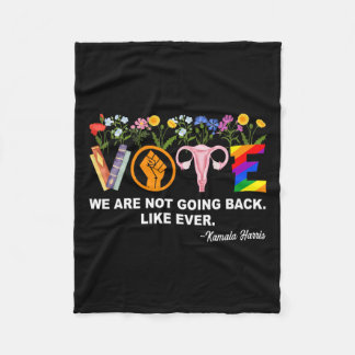 Cobertor De Velo Kamala-Nós Não Voltaremos Como Hu Feminista