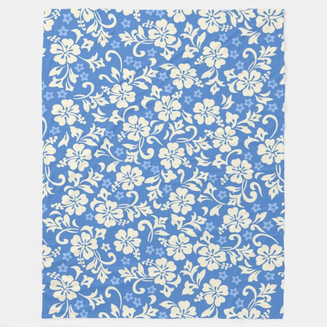 Cobertor De Velo Kapalua Pareau Hawaiian Hibiscus (Frente)