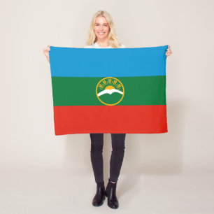 Cobertor De Velo Karachay Cherkessia Flag
