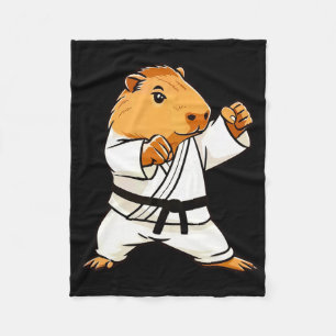 Cobertor De Velo Karate Capyra Engraçado Artes Marciais Mma Homens