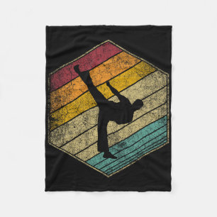 Cobertor De Velo Karate Martial Arts Retro Style Vintage 70s 80s 90