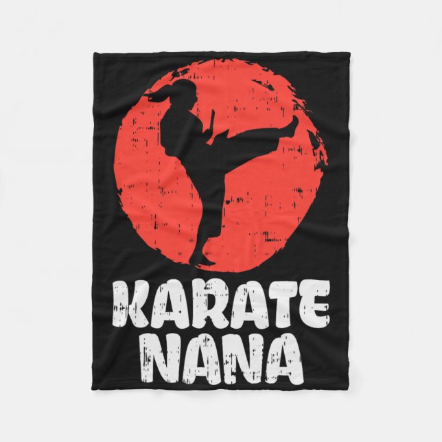 Cobertor De Velo Karate Nana Ponytail Kick Japonês Artes Marciais G (Frente)