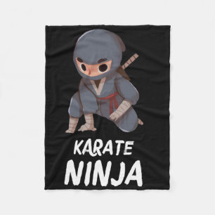 Cobertor De Velo Karate Ninja Boy Engraçado Artes Marciais Esportiv