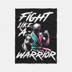 Cobertor De Velo Karate Taekwondo Judô Motivação Jiu Jitsu Grappli