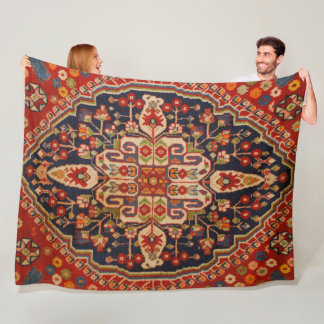 Cobertor De Velo Kashan Poshti Impressão do Rug Persa Central
