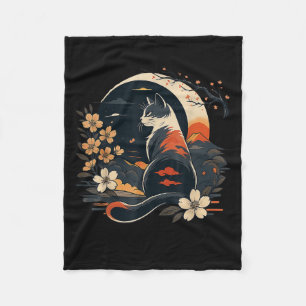 Cobertor De Velo Kawaii Cat Animes Japoneses Engraçados Artes Mulhe
