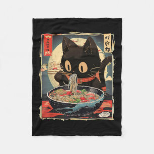 Cobertor De Velo Kawaii Cat Comendo Ramen Noodles Anime Gift Girls