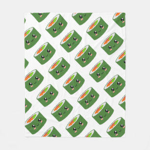 Cobertor De Velo Kawaii Sushi