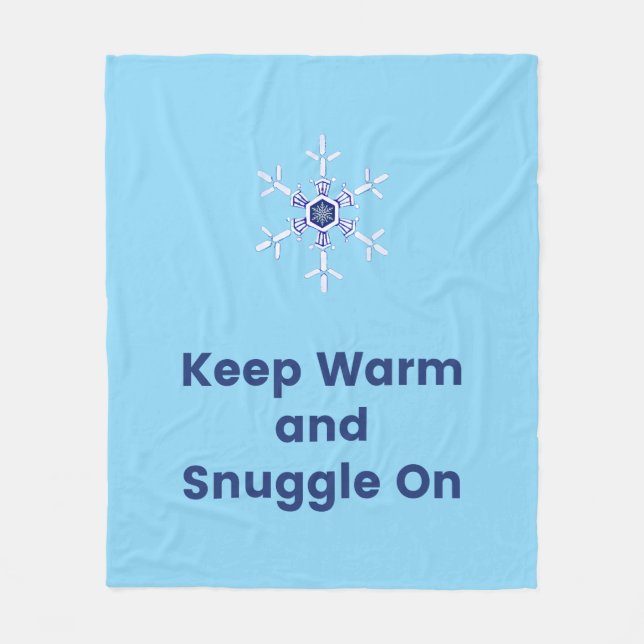 Cobertor De Velo Keep warm and snuggle on throw (Frente)