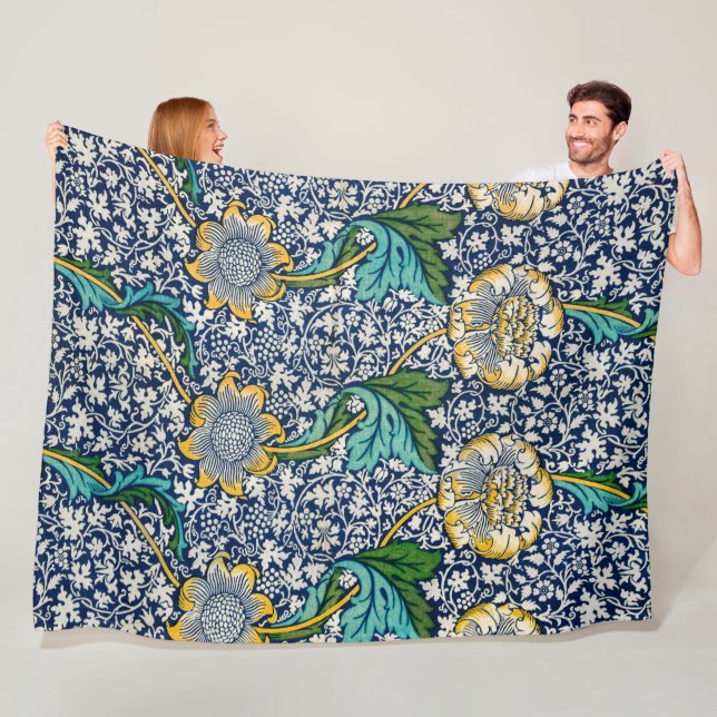 Cobertor De Velo Kennet Pattern (por William Morris) (In Situ)