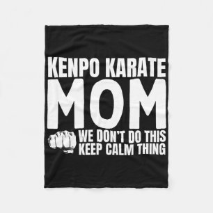 Cobertor De Velo Kenpo Karate Mãe Cita Engraçado Americano Kenpo