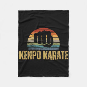 Cobertor De Velo Kenpo Karate Vintage Retro 70s Design Engraçado Am