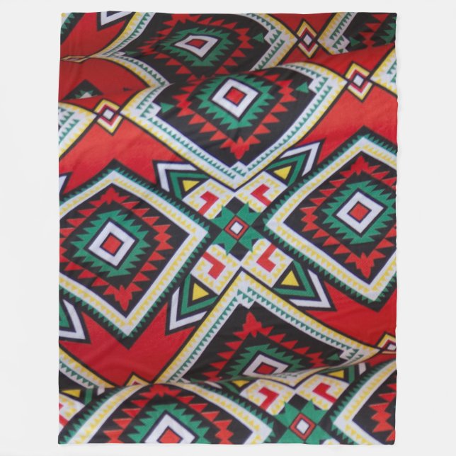 Cobertor De Velo Kente Geometric Tapestry (Frente)