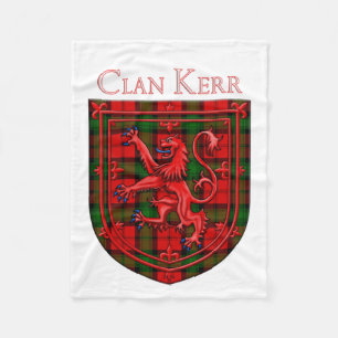 Cobertor De Velo Kerr Tartan Scottish Xadrez Lion Rampant