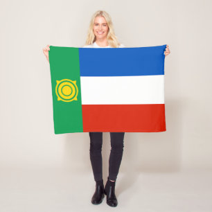 Cobertor De Velo Khakassia Flag