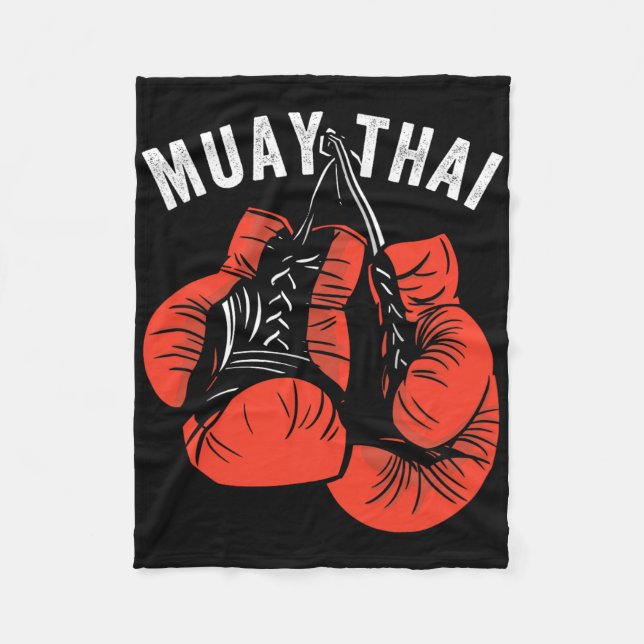 Cobertor De Velo Kickboxing Muay Thai, Luvas Muay Thai, Muay Thai  (Frente)