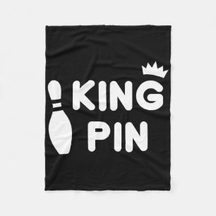 Cobertor De Velo King Pin Boliche Engraçado Casais Cuecas Liga de B