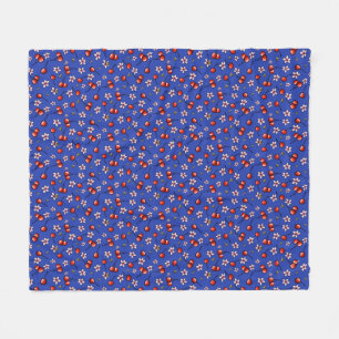 Cobertor De Velo KiniArt Cherry Blossom Fleece Blanket