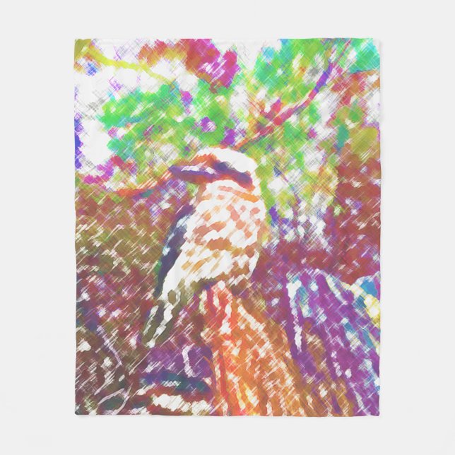 Cobertor De Velo Kookaburra Fleece Blanket (Frente)