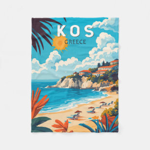 Cobertor De Velo Kos Grécia Art Vintage
