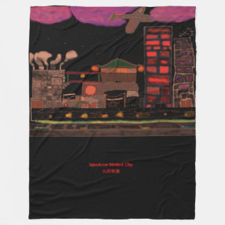 Cobertor De Velo Kowloon Walled City-Fleece Blanket