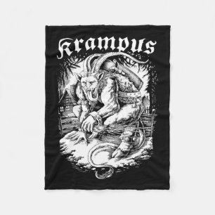 Cobertor De Velo Krampus Design de Natal Mau de Pajama Xmas